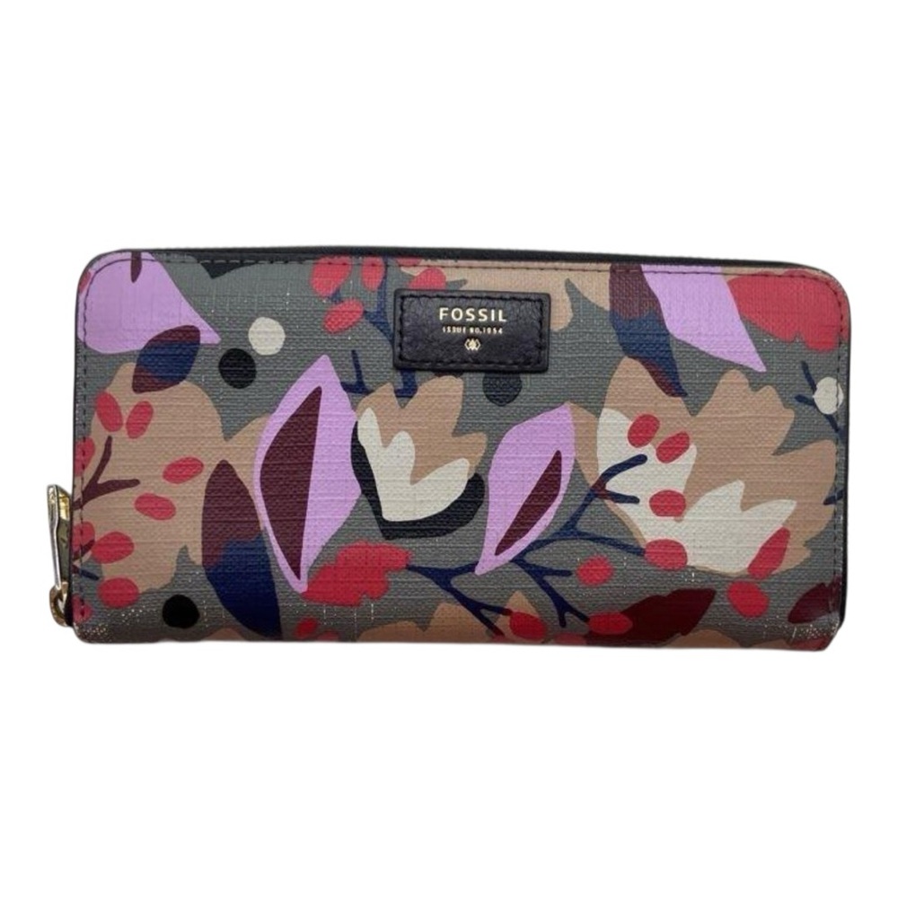 Fossil Sydney floral pattern wallet clutch